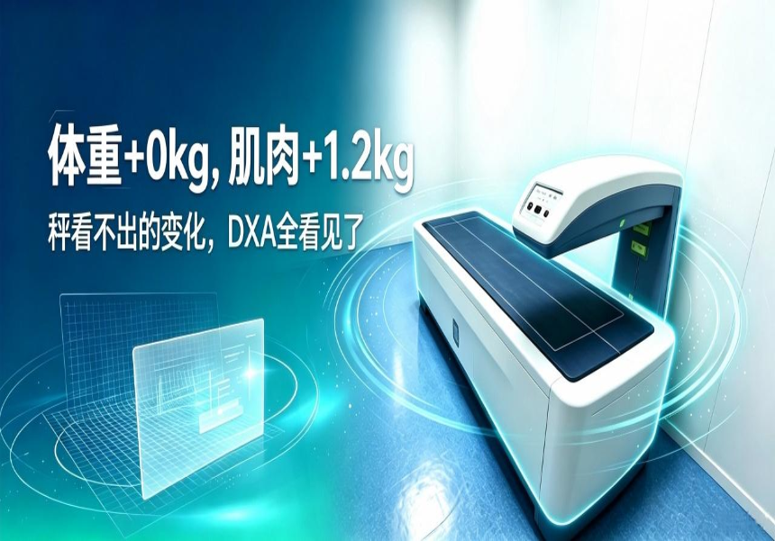 撸铁3个月体重没变，但DXA说你多长肌肉了：增肌人群别只看秤